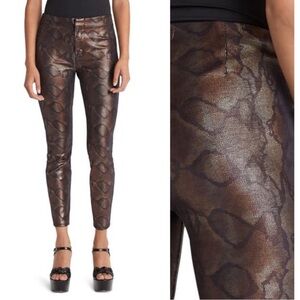 MOTHER Snakeskin Looker Skinny Jeans size 27